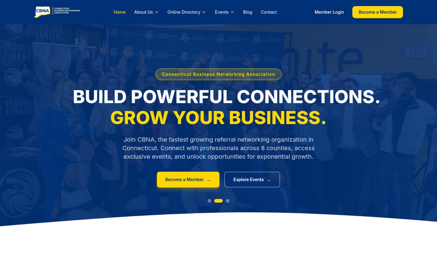 Connecticut Business Networking Association website