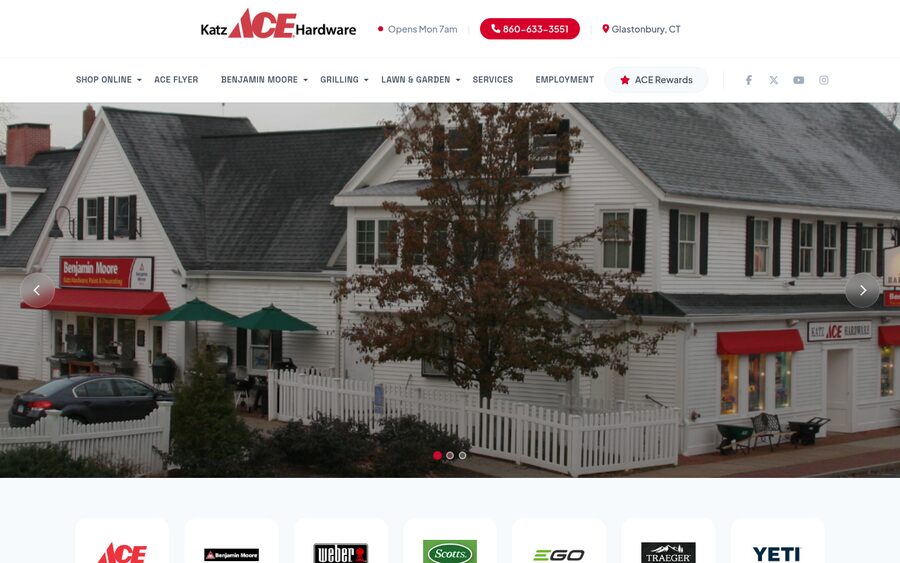 Katz Ace Hardware website